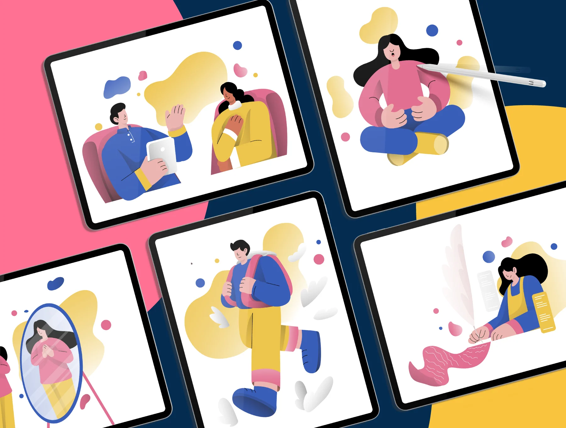Mental Health Awareness Illustration Pack 8