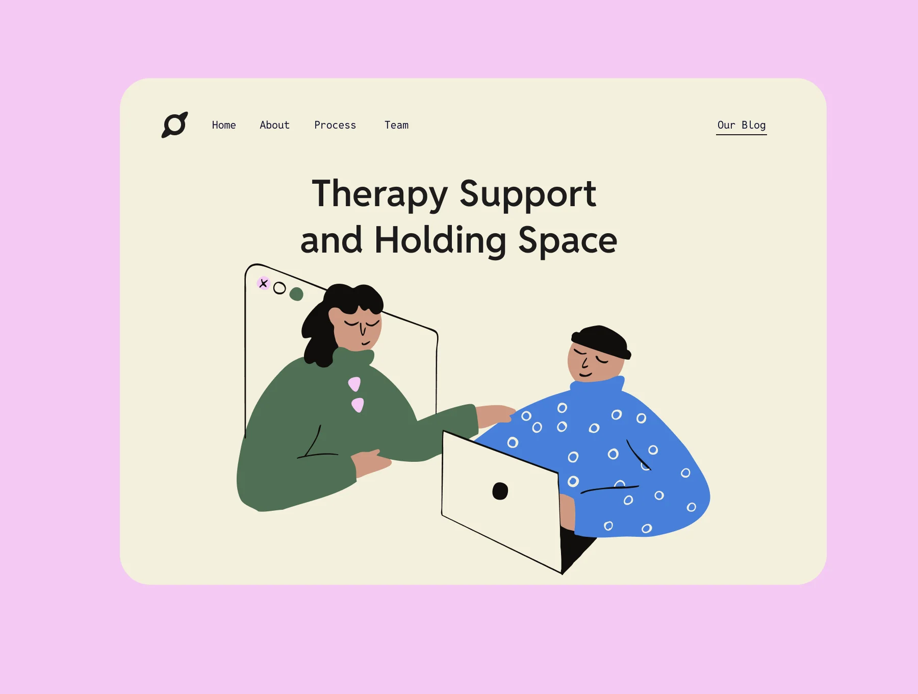 Therapy and Wellness Website Illustrations 6