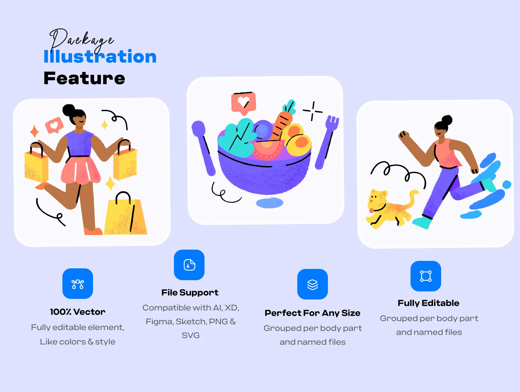 Mental Health  - Brush Vector Illustration 3