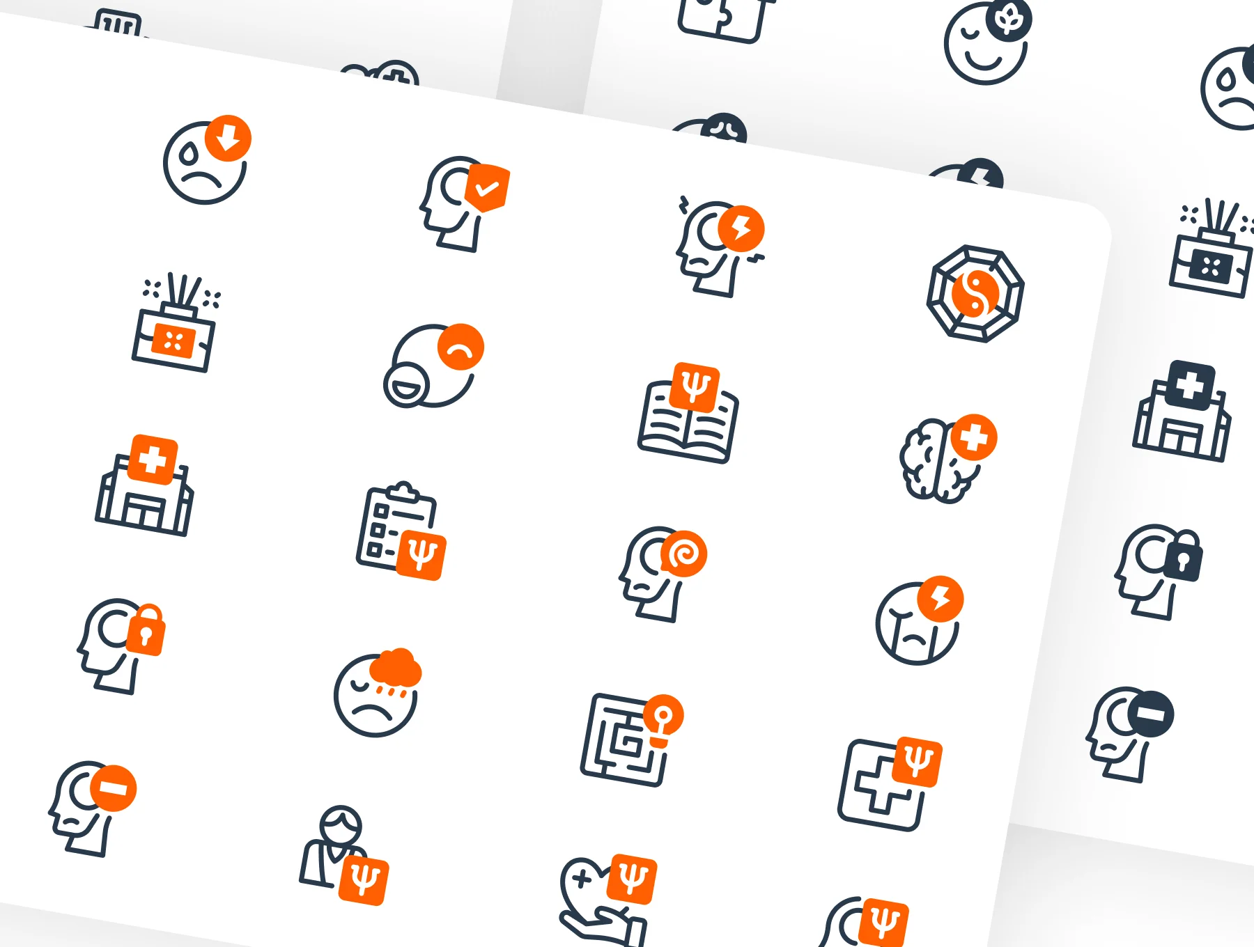 Mental Health Icon Set 2