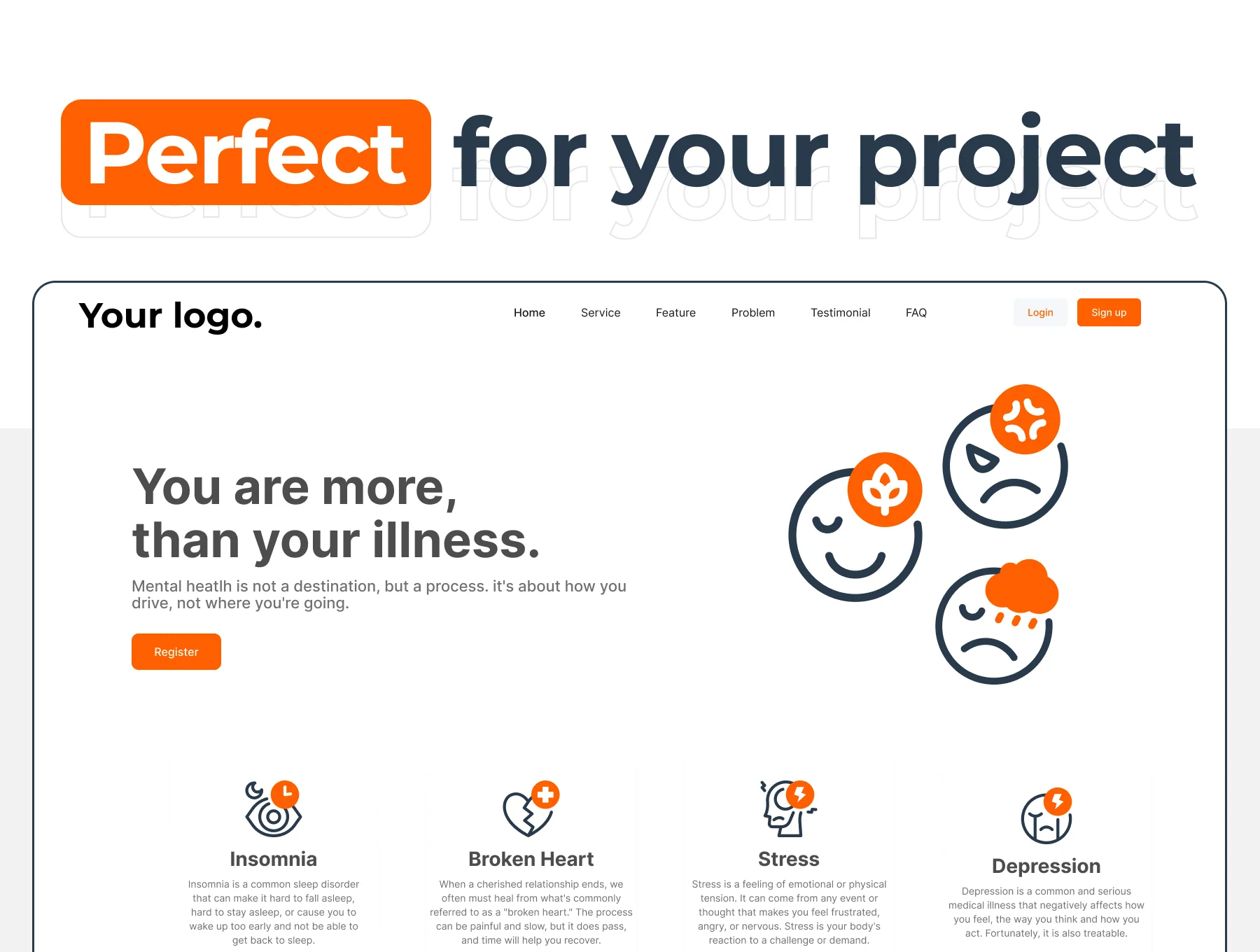 Mental Health Icon Set 4