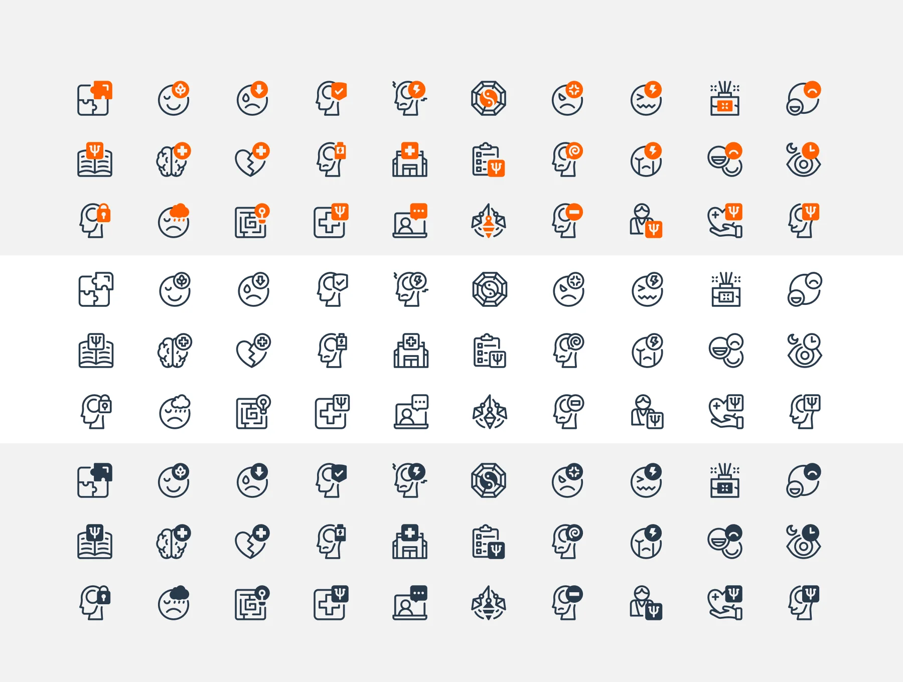 Mental Health Icon Set 5