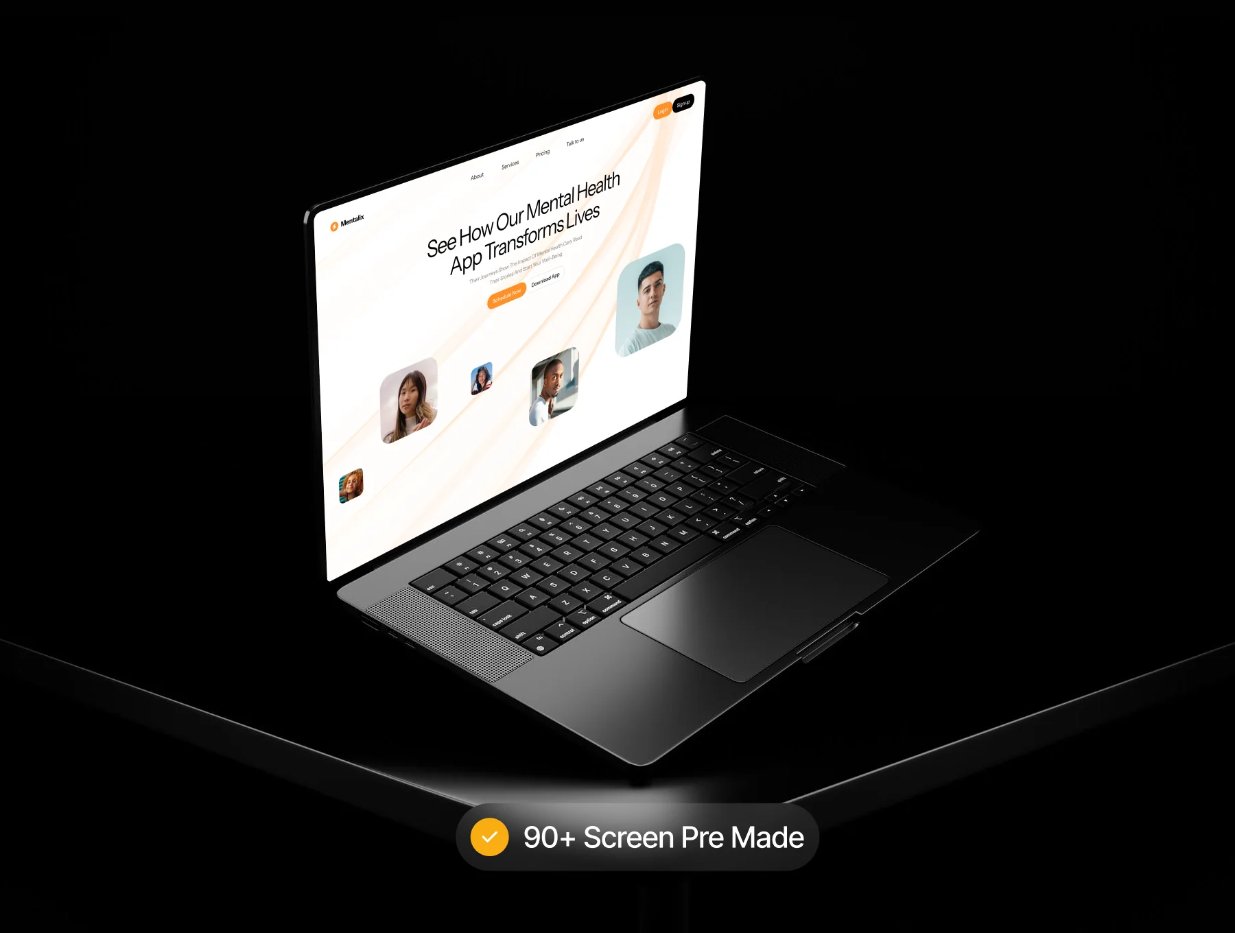 Mentalix - Website Mental Health UI KIT 4