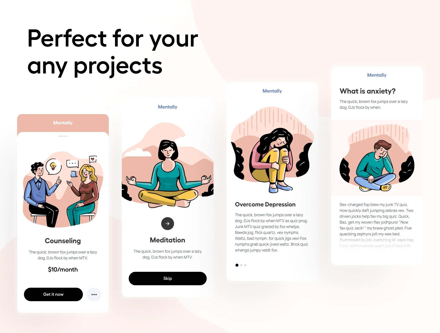 Mentally - Mental health Illustration Set 6
