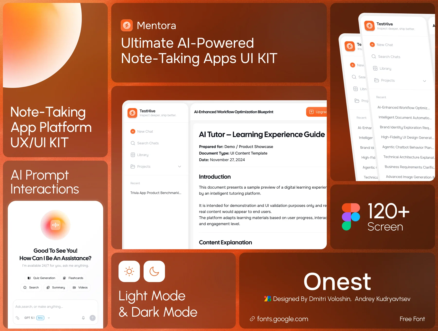 Mentora – AI Tutor & Smart Note-Taking App UI Kit 2