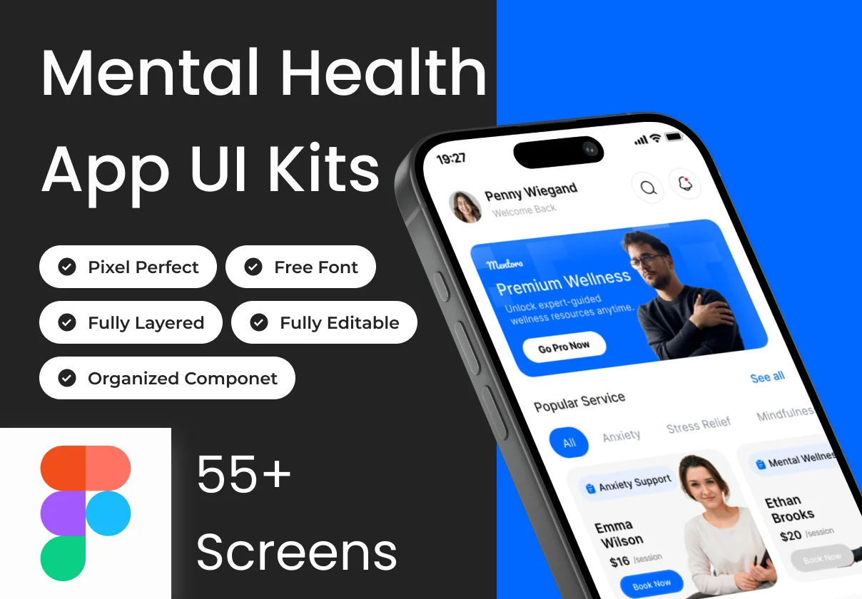 Mentora - Mental Health App Ui Kits