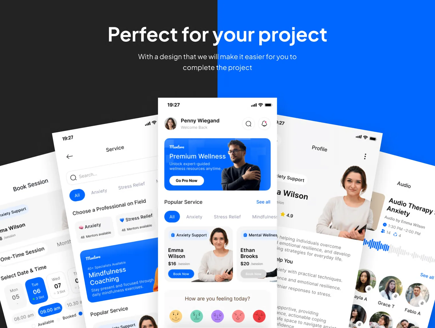 Mentora - Mental Health App Ui Kits 4