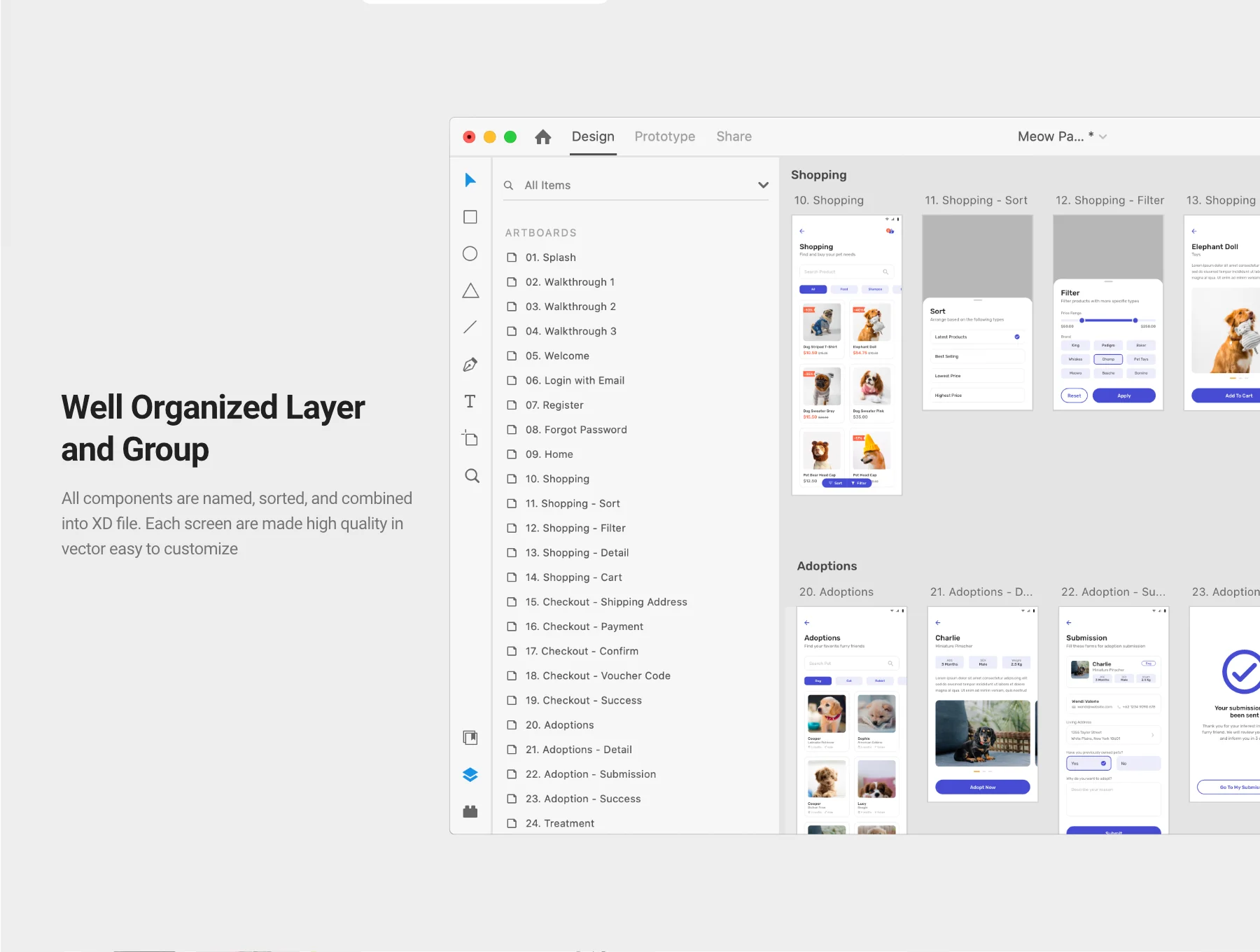Meow Paws - Pet App UI Kit 4