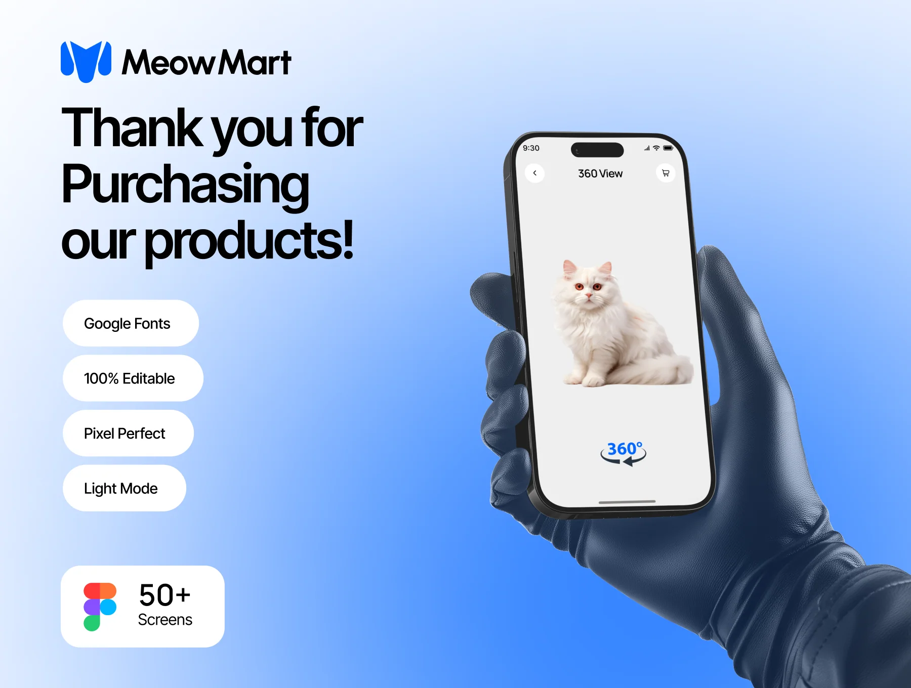 MeowMart - E-commerce Pet Marketplace App UI Kit 6