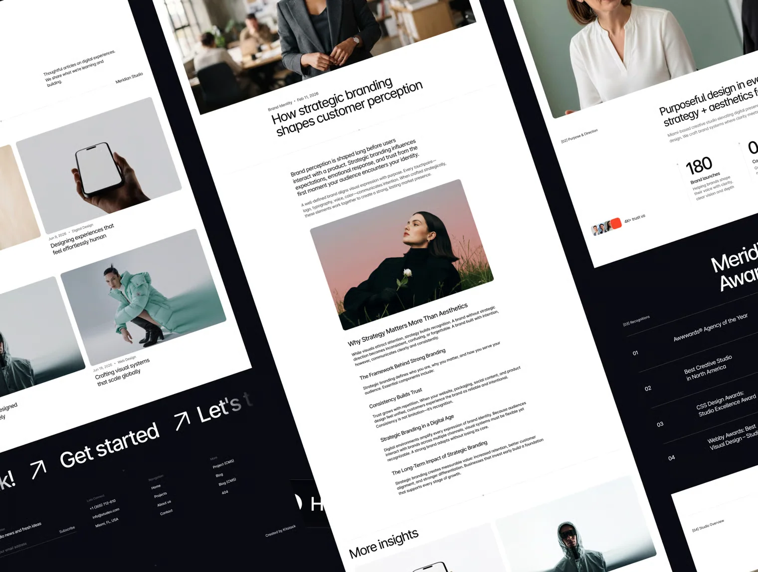 Meridian – Creative Agency Website Template 2