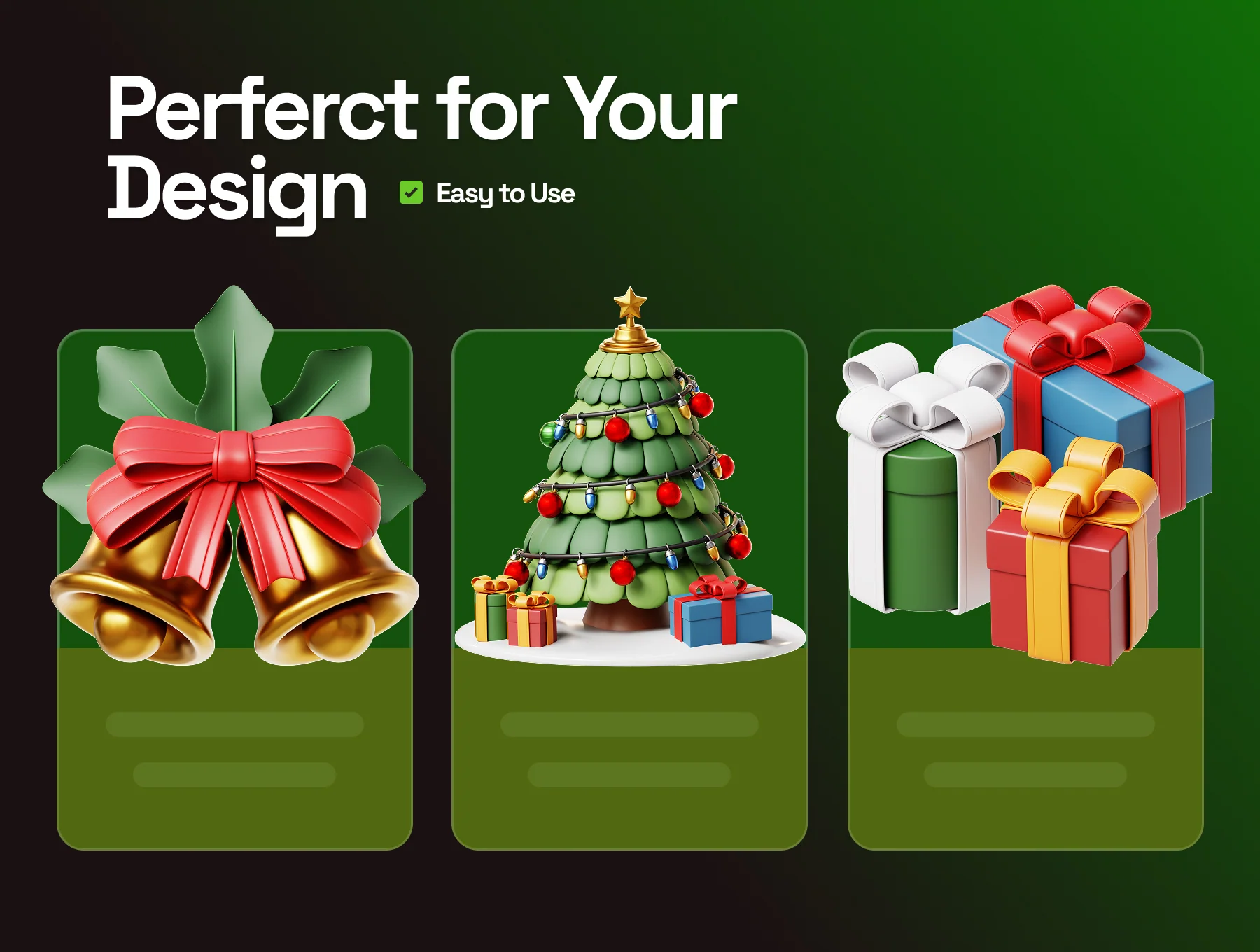 Merry Christmas 3D Illustrations 4