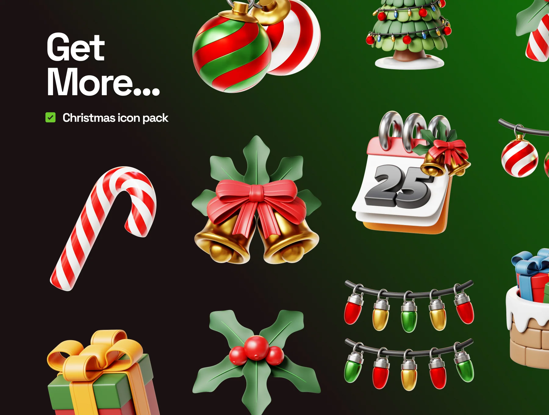Merry Christmas 3D Illustrations 5