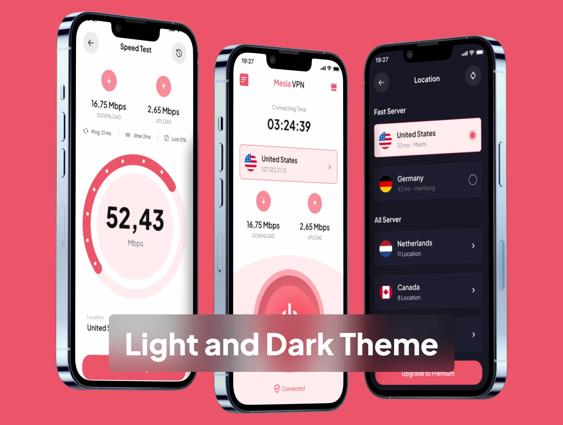 Mesia VPN - VPN Mobile App UI Kits 5