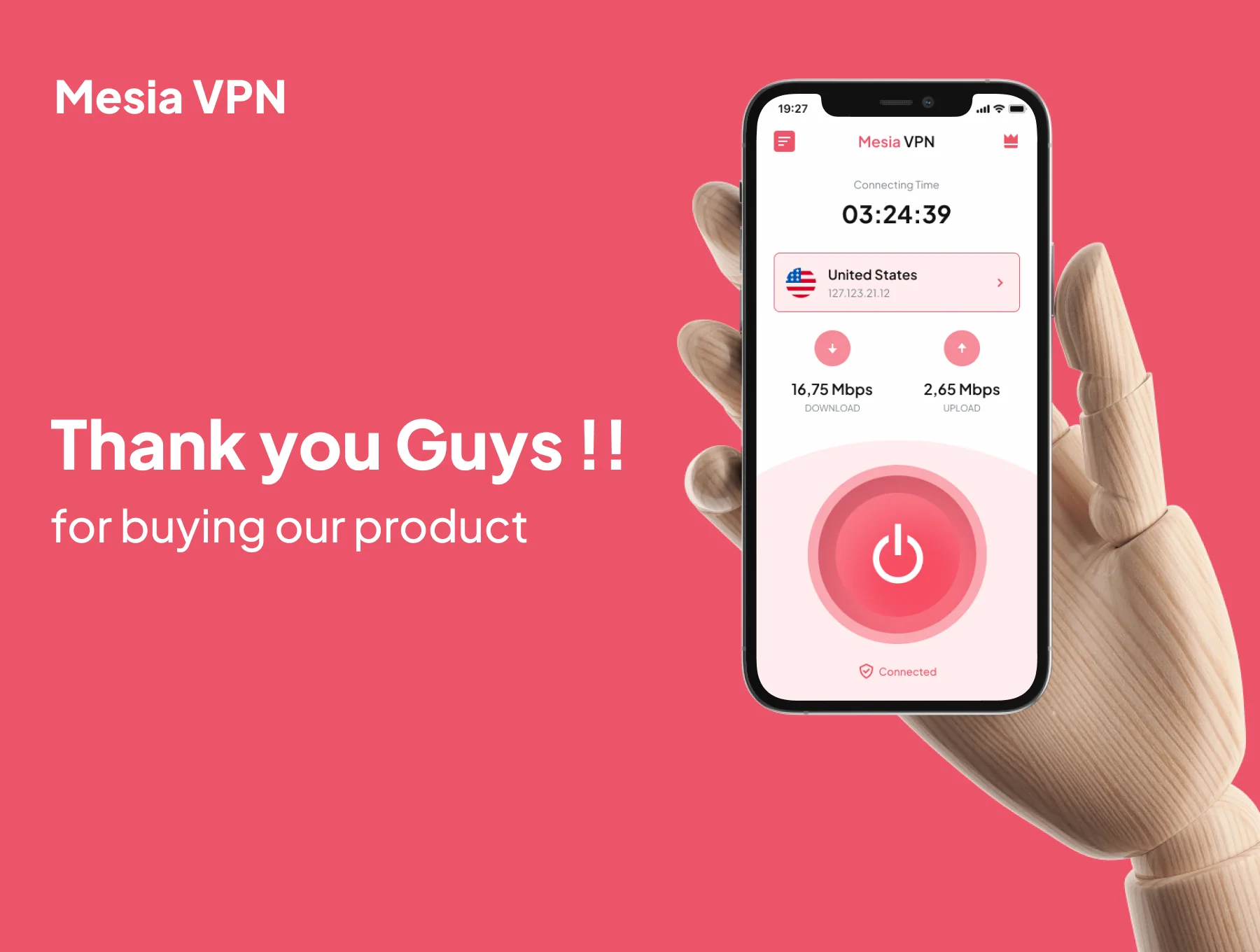 Mesia VPN - VPN Mobile App UI Kits 6