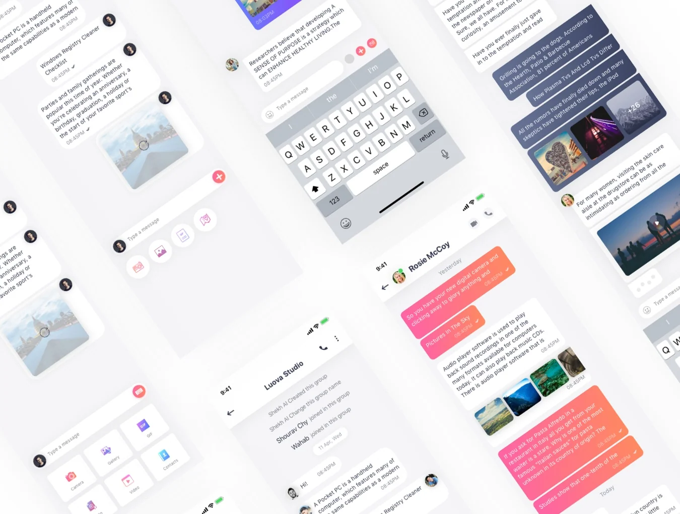Message iOS UI Kit 6