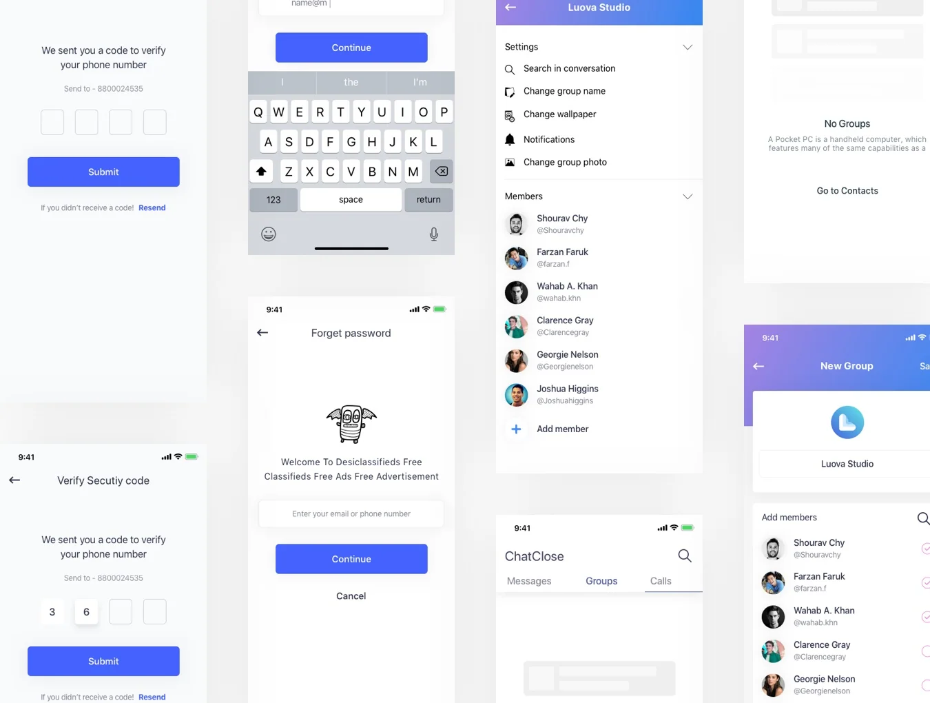 Message iOS UI Kit 8