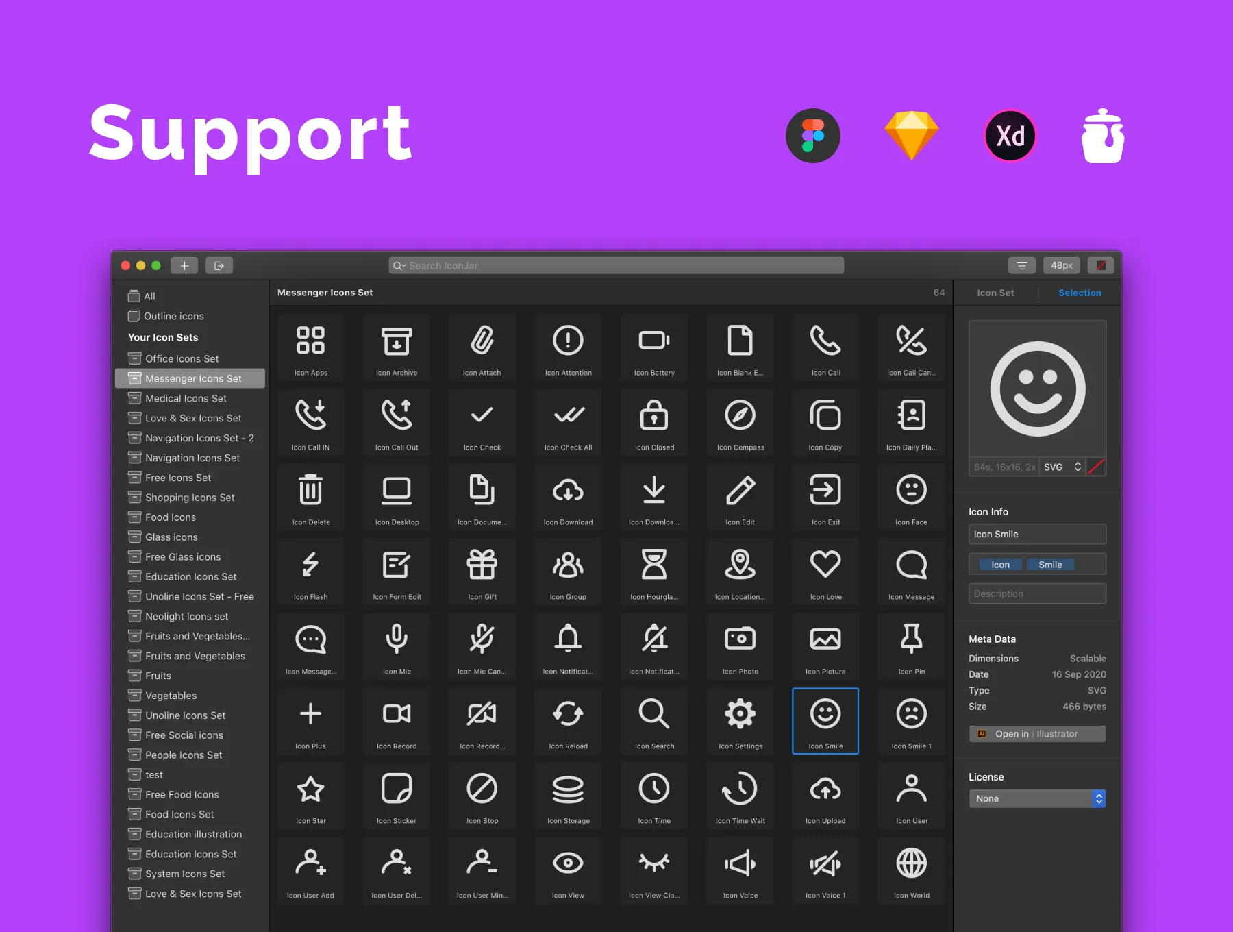 Messenger & Chat Icons Set 4