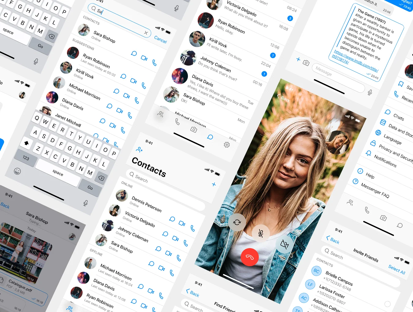 Messenger iOS UI Kit 6