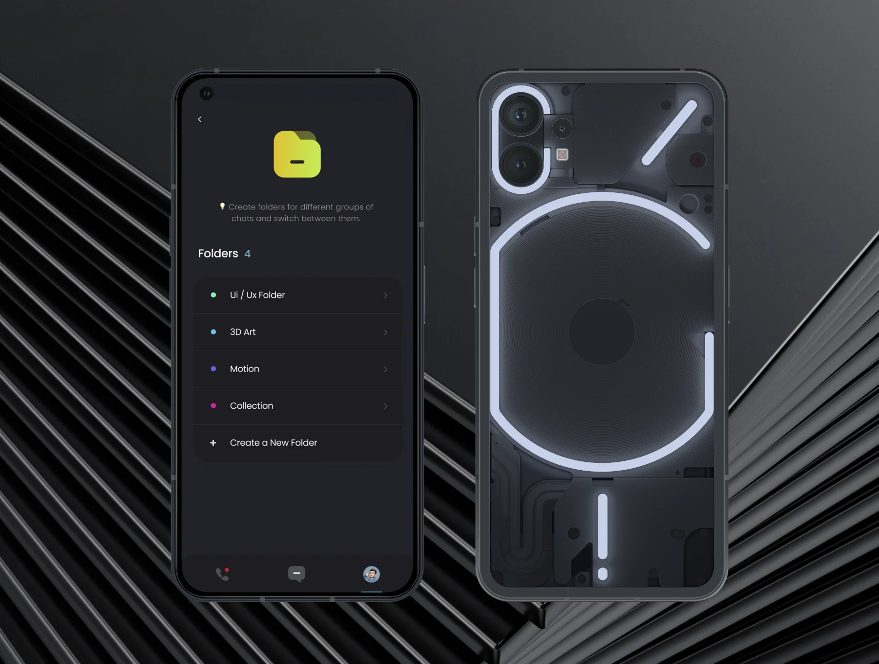 Messenger Mobile and Desktop App UI Kit 8