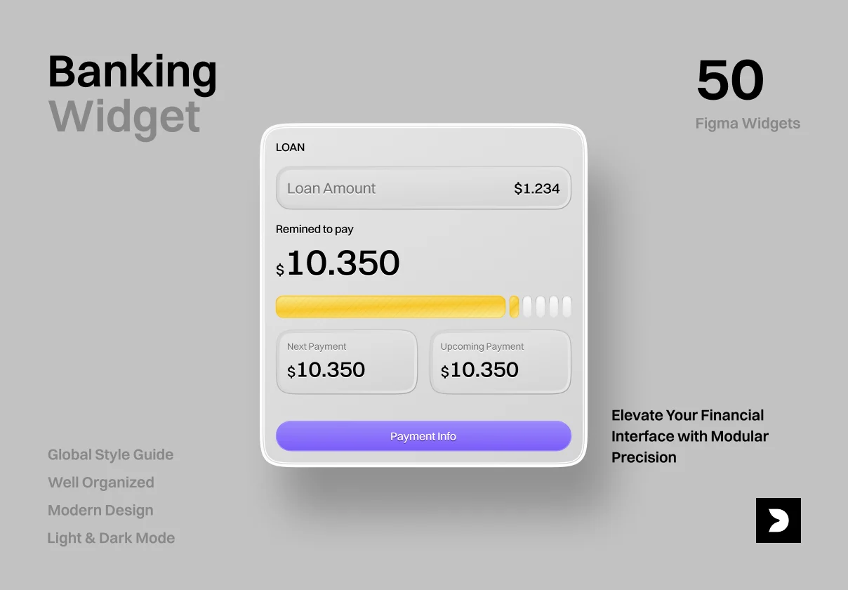 MetalBank – Banking Widgets UI Kit