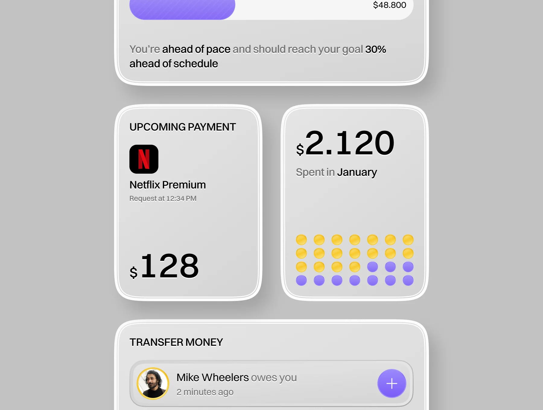MetalBank – Banking Widgets UI Kit 5