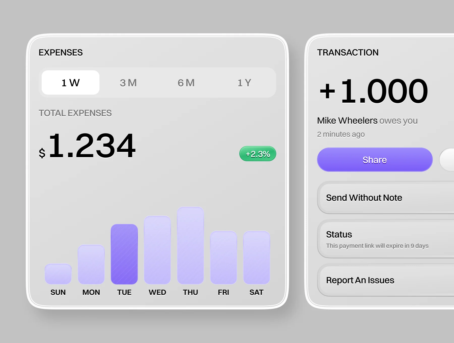 MetalBank – Banking Widgets UI Kit 6