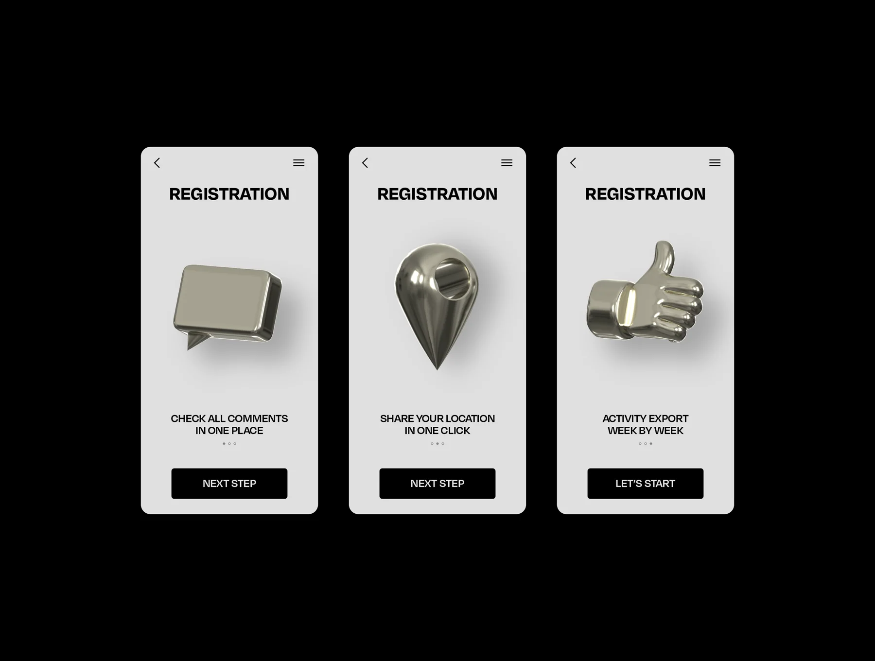 Metallic Icons 3