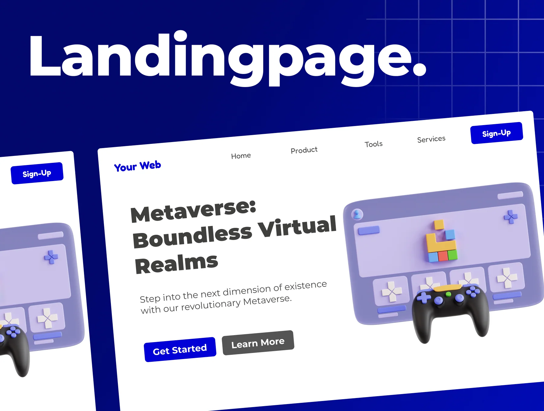 Metaverse 3D Icon Pack 4