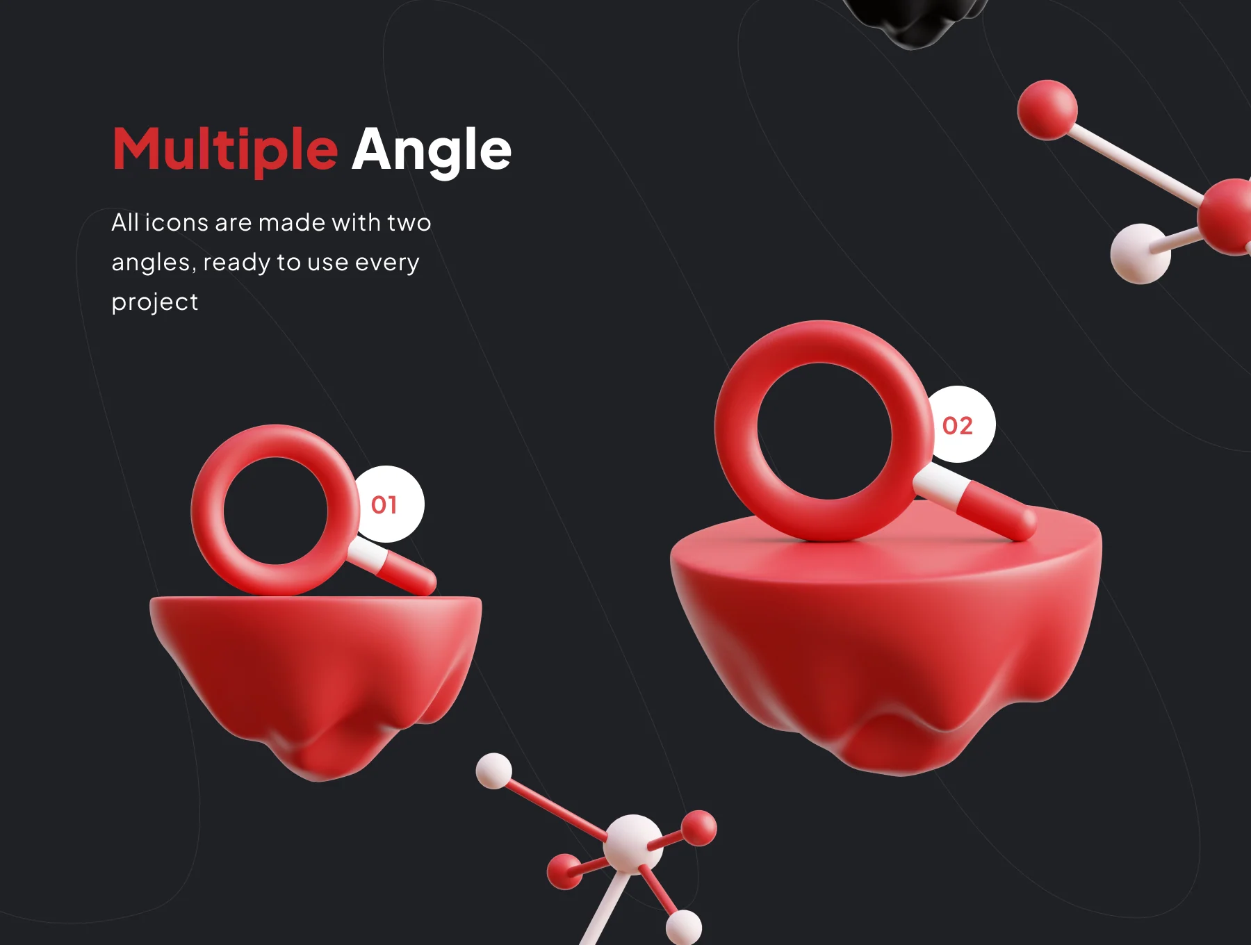 Metaverse 3D Icon Set 4