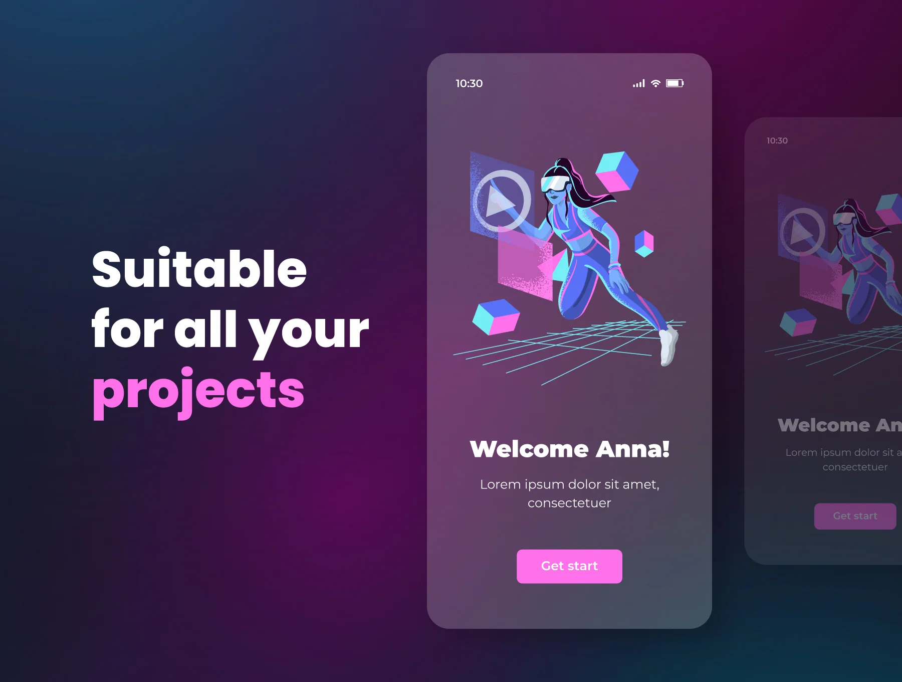 Metaverse Illustration Pack 6