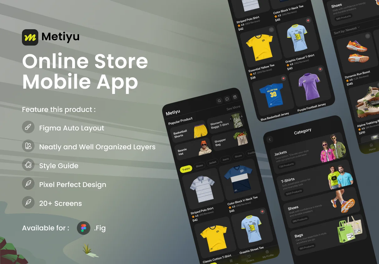 Metiyu - Online Store Mobile App