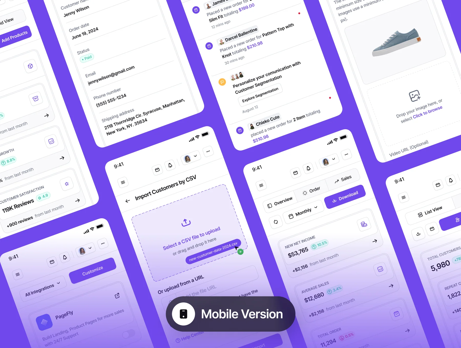 Metoric - Sales Analytics Dashboard UI Kit 6