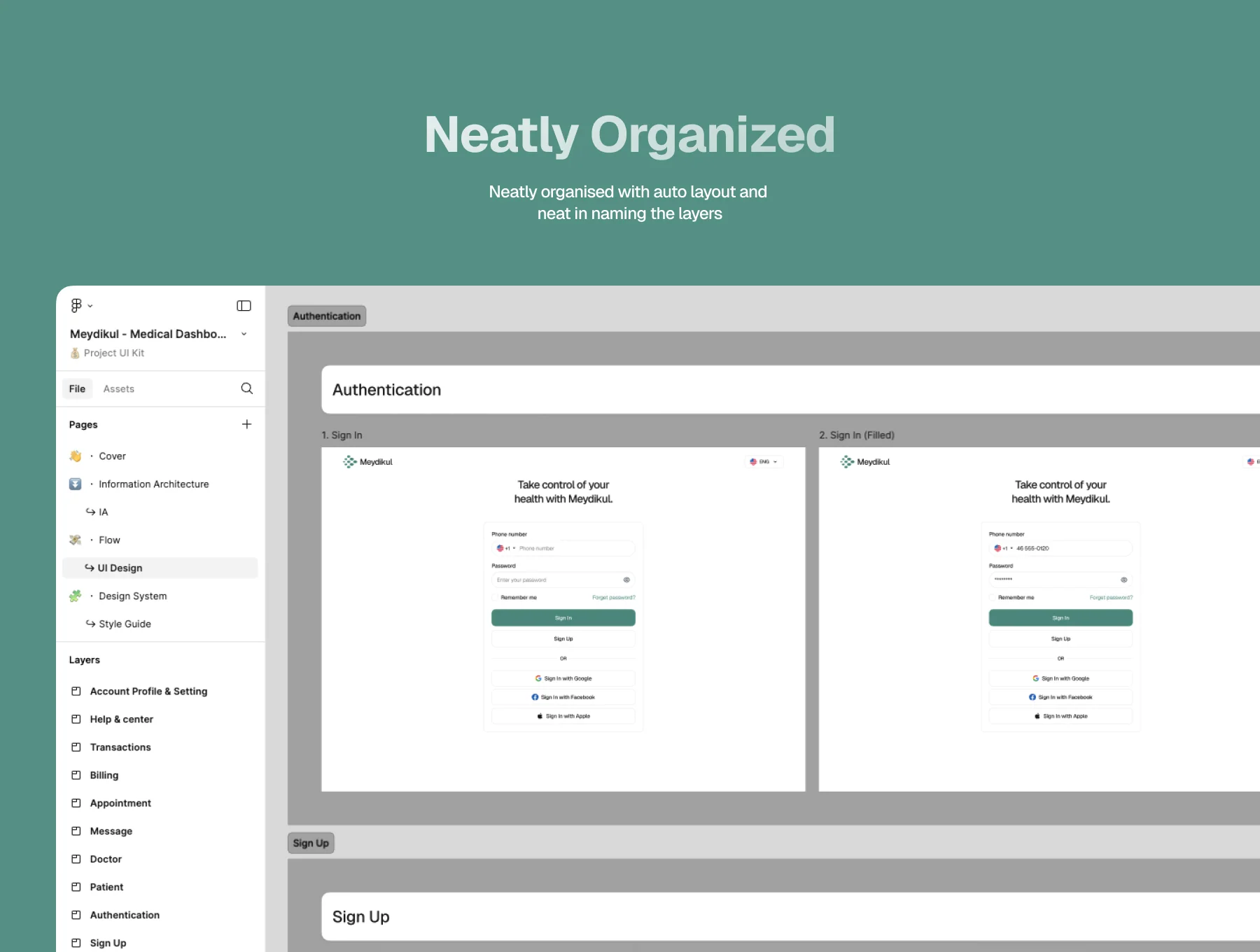 Meydikul - Medical SaaS Dashboard UI Kit 4