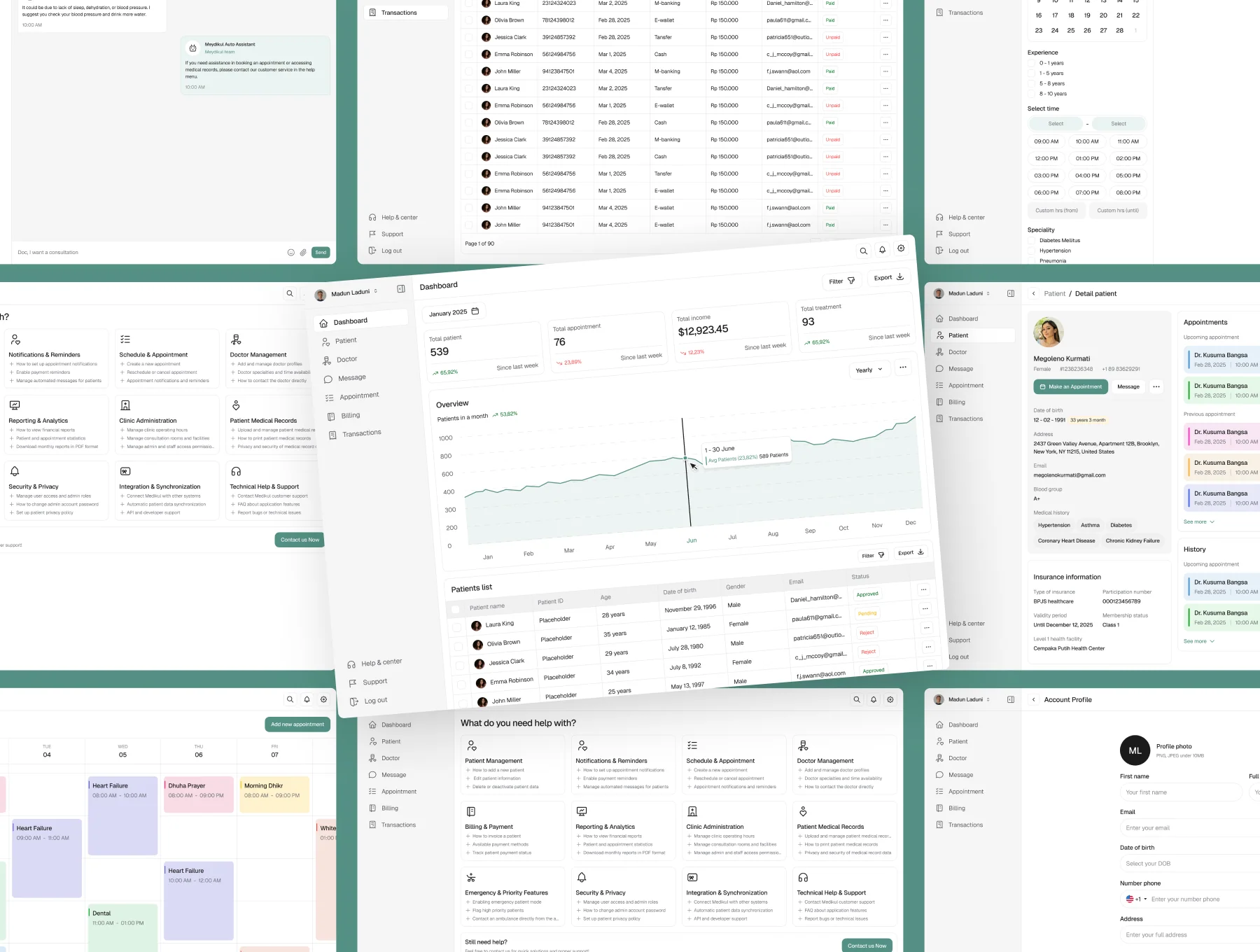 Meydikul - Medical SaaS Dashboard UI Kit 7