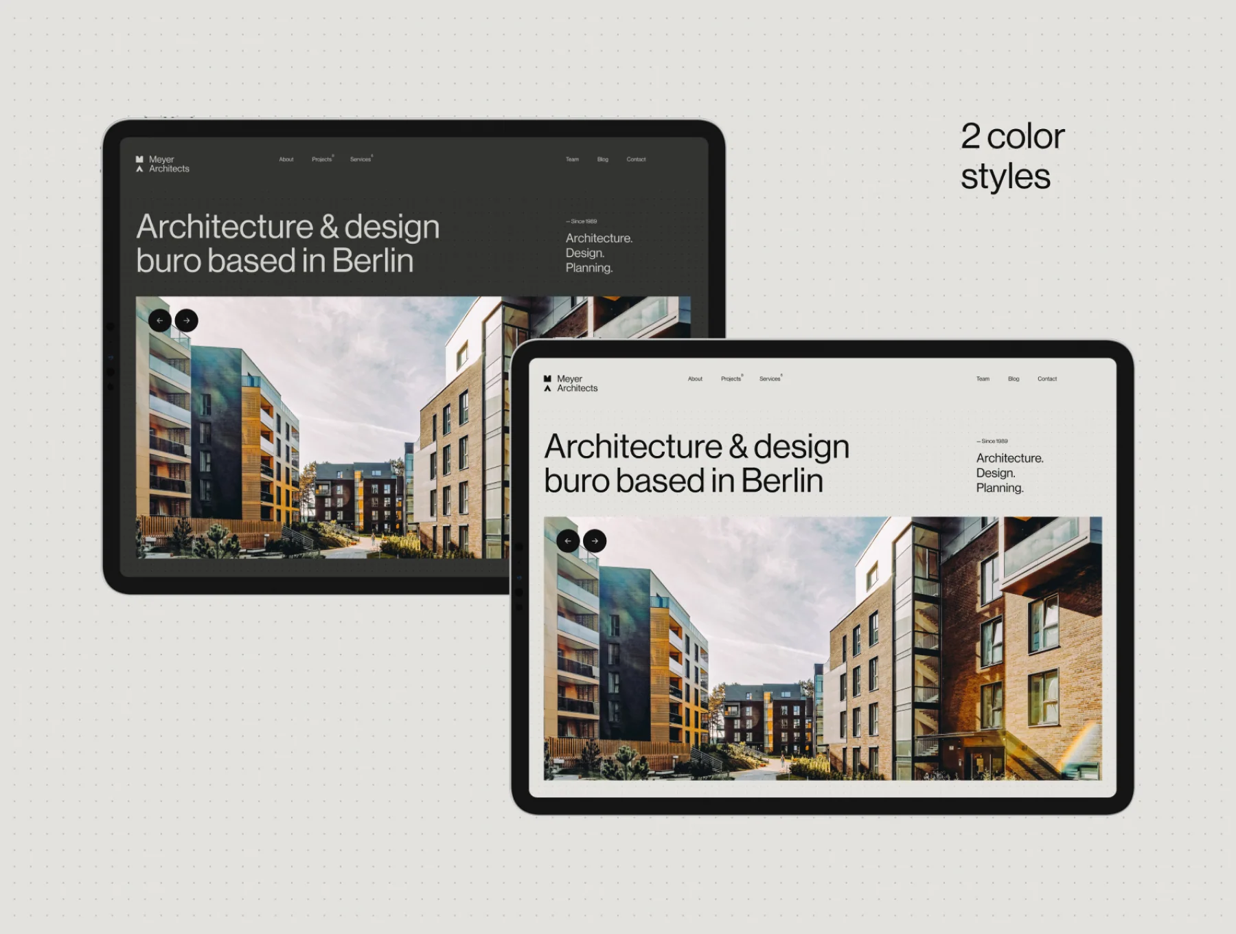 Meyer Architects — Architecture Figma Template