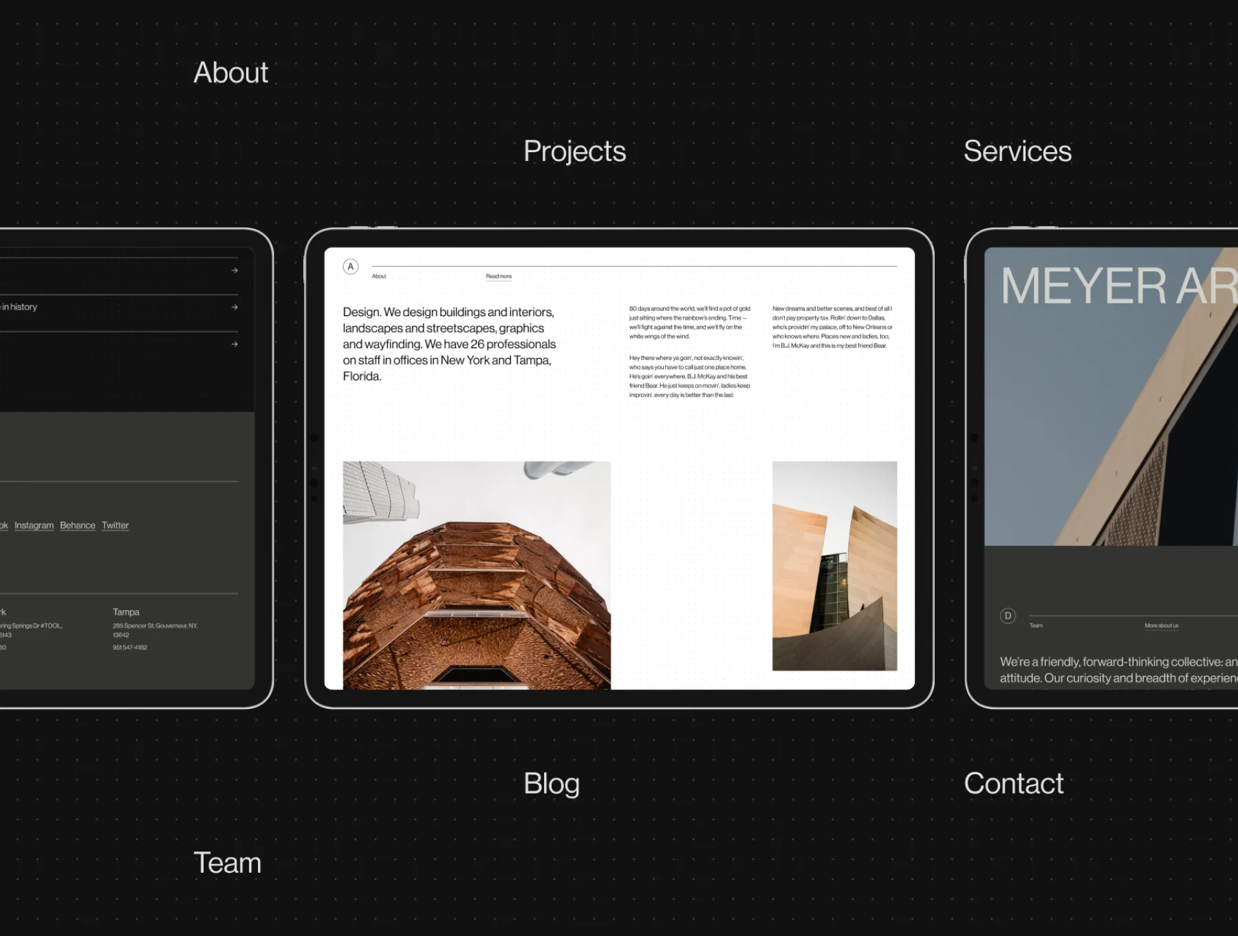Meyer Architects — Architecture Figma Template 2