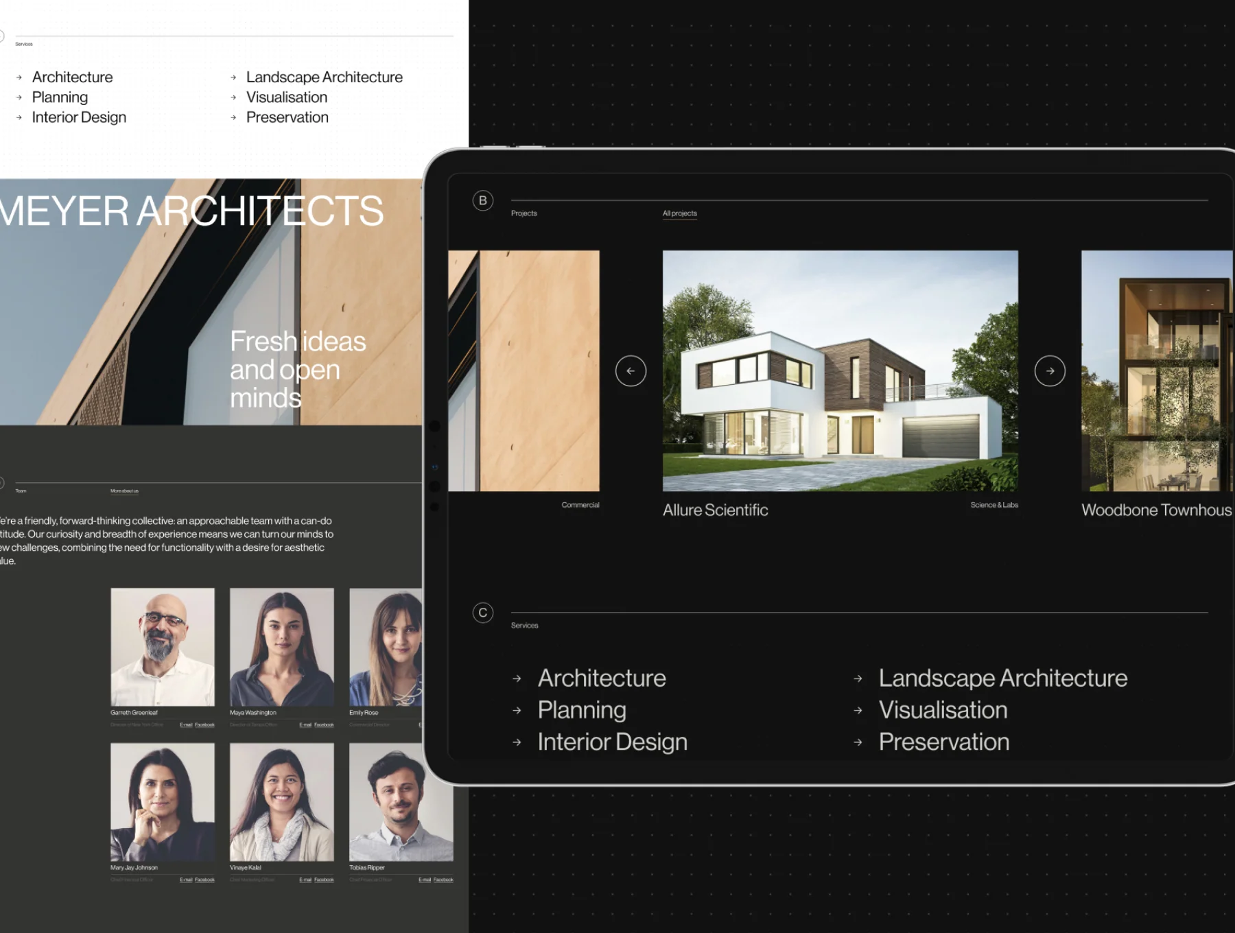 Meyer Architects — Architecture Figma Template 7