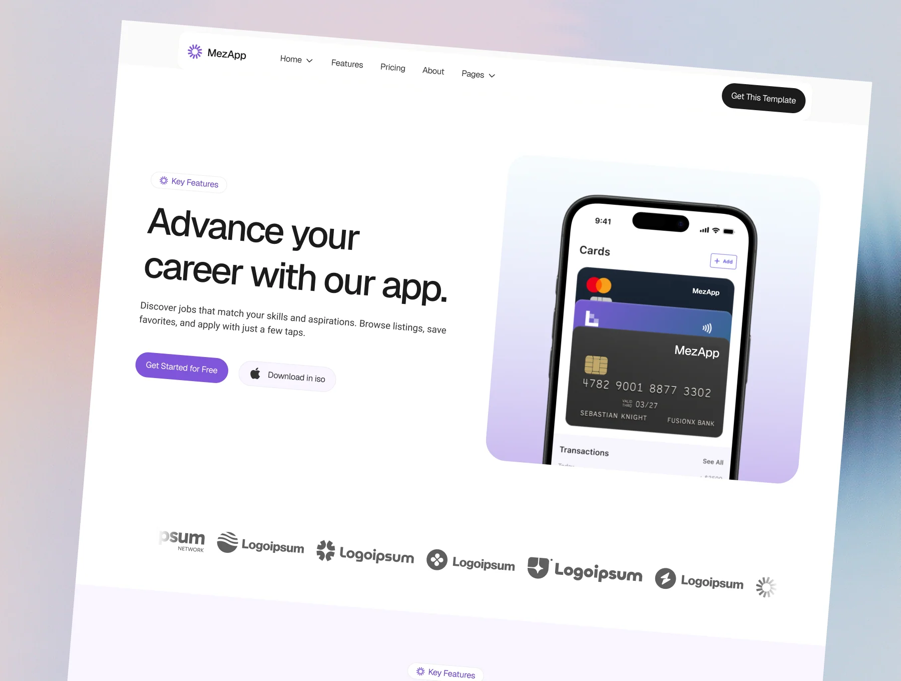 MezApk — Money Management App Template 3