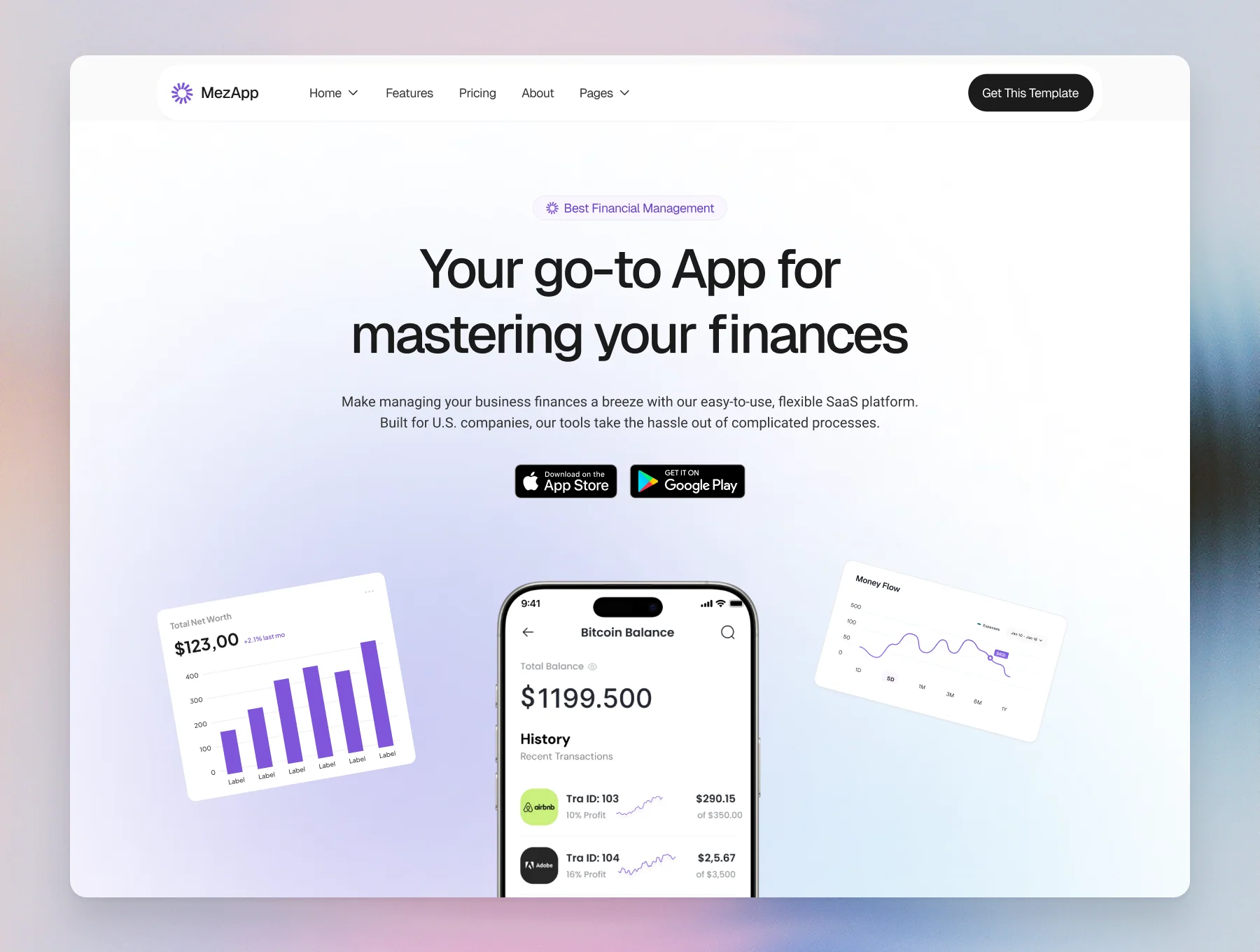 MezApk — Money Management App Template 5