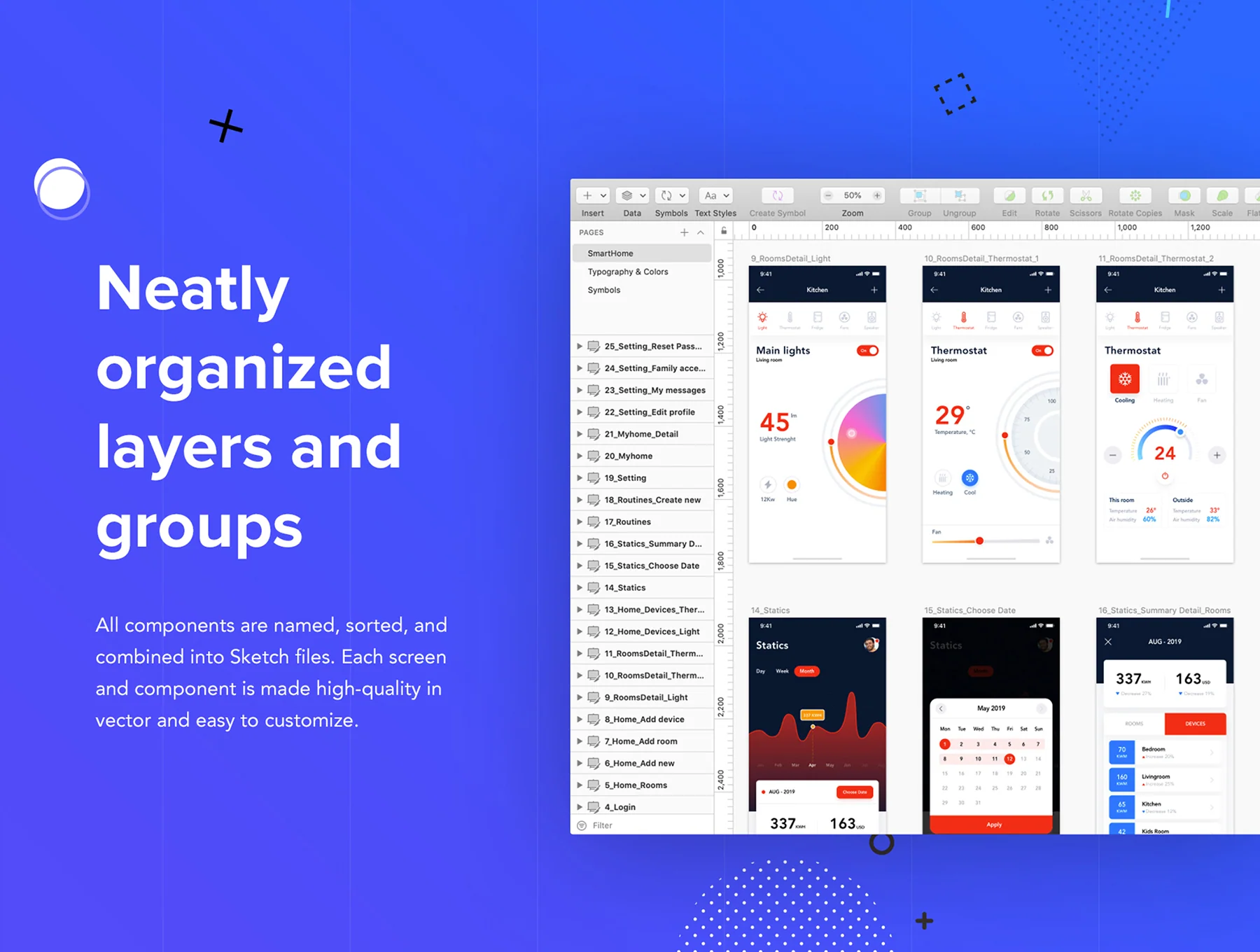 Mi Home - Smart Home UI Kit 4