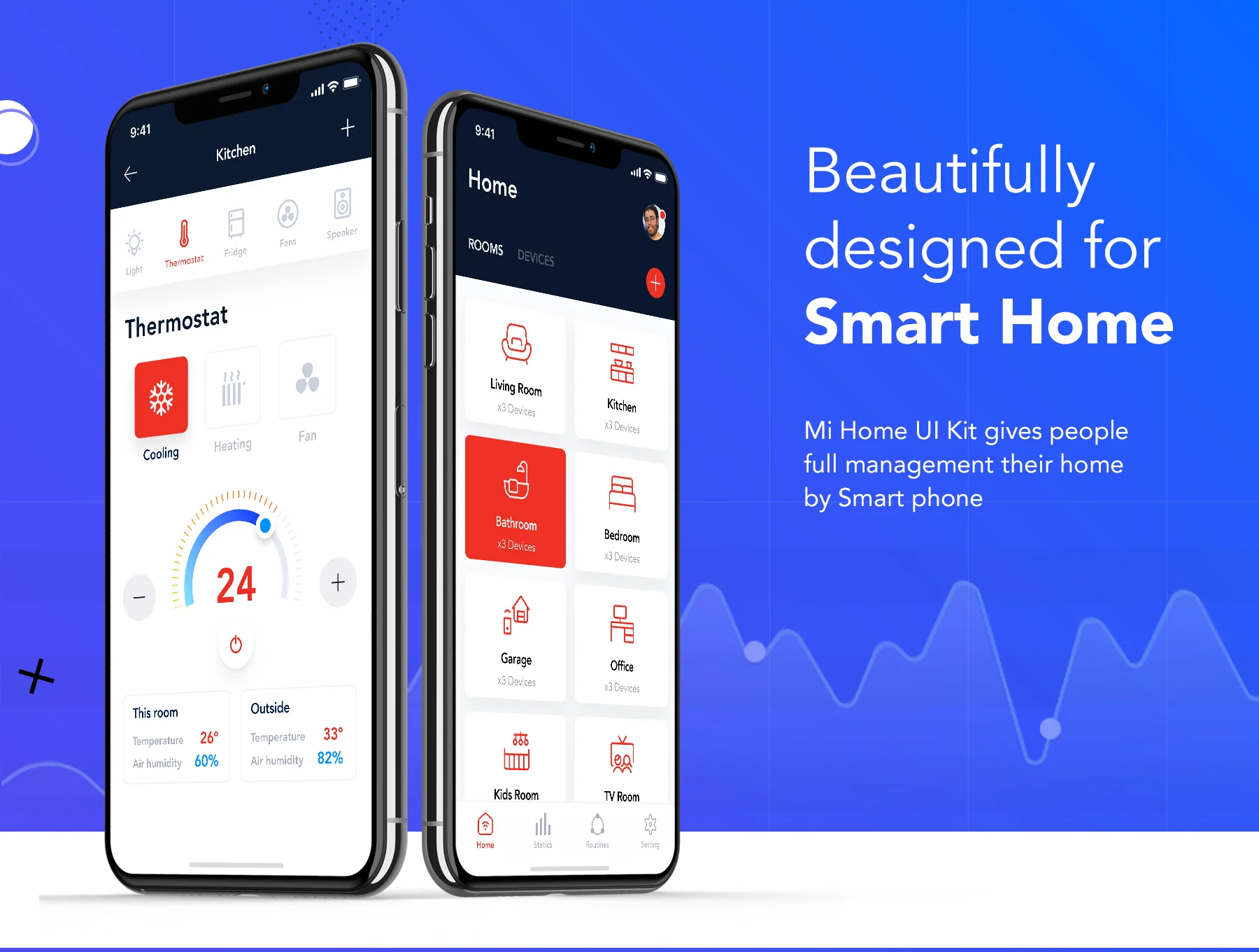 Mi Home - Smart Home UI Kit 6
