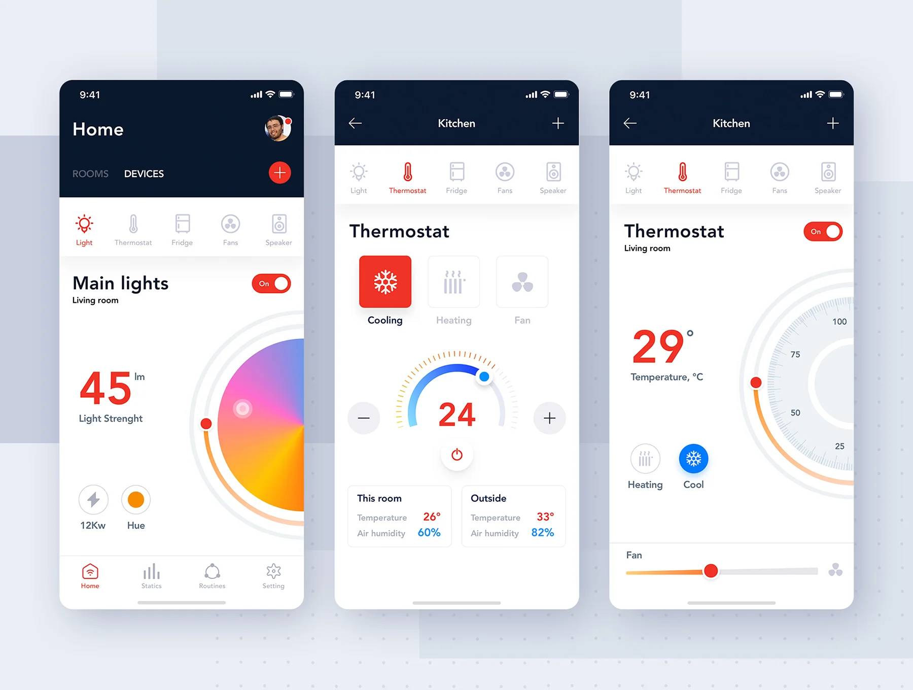 Mi Home - Smart Home UI Kit 8