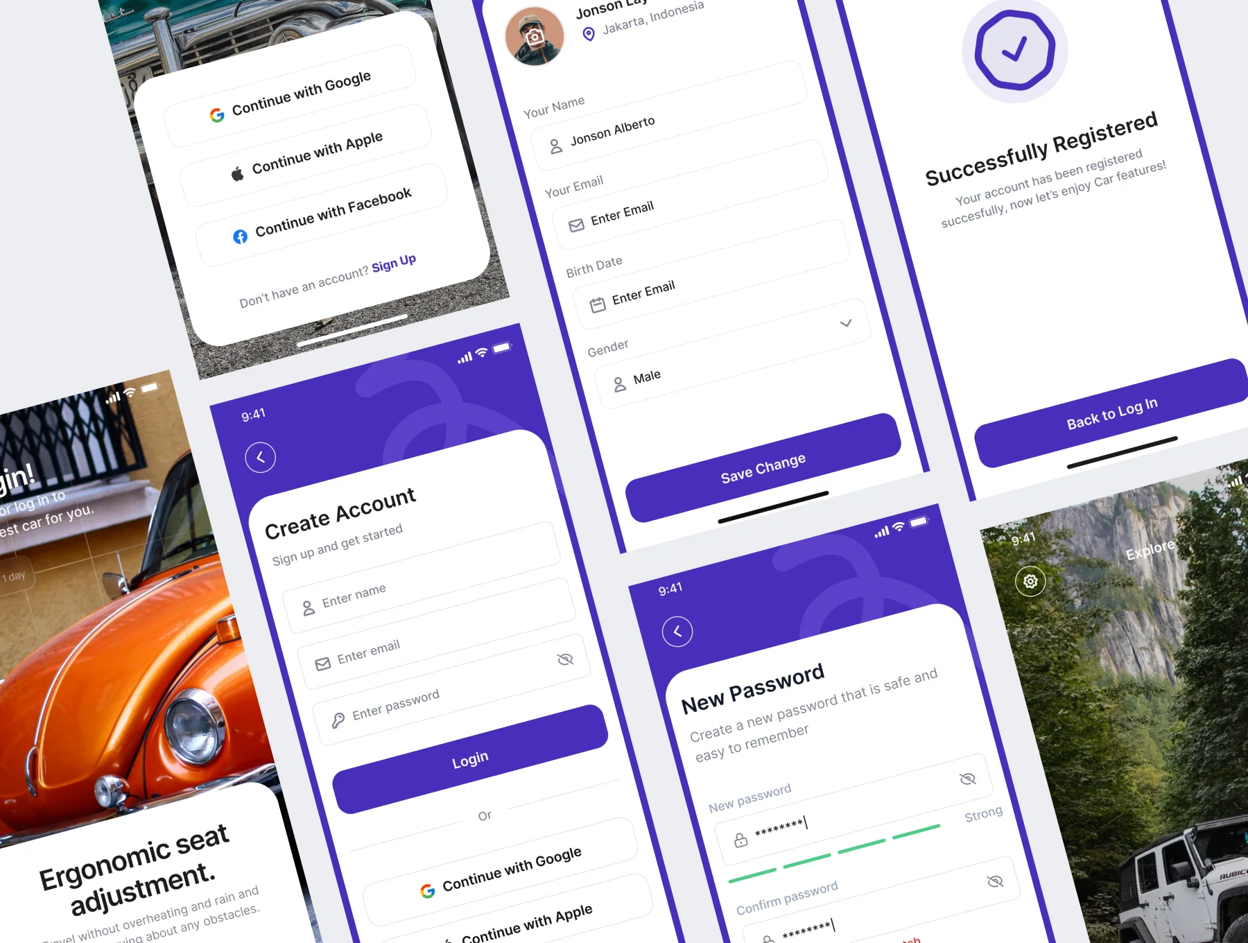 Micar - Car Rental App UI Kit 5