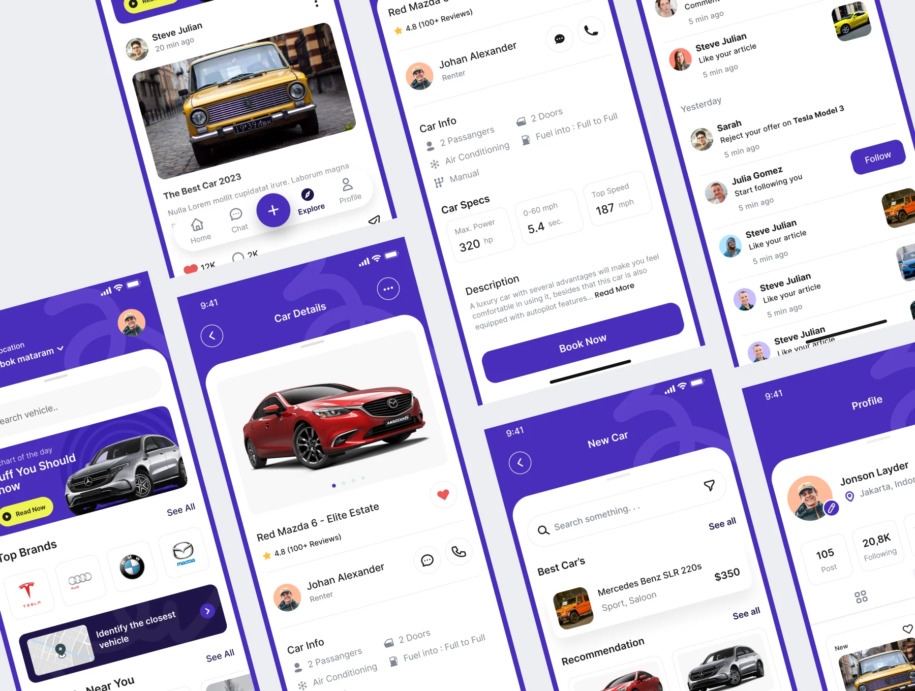 Micar - Car Rental App UI Kit 6