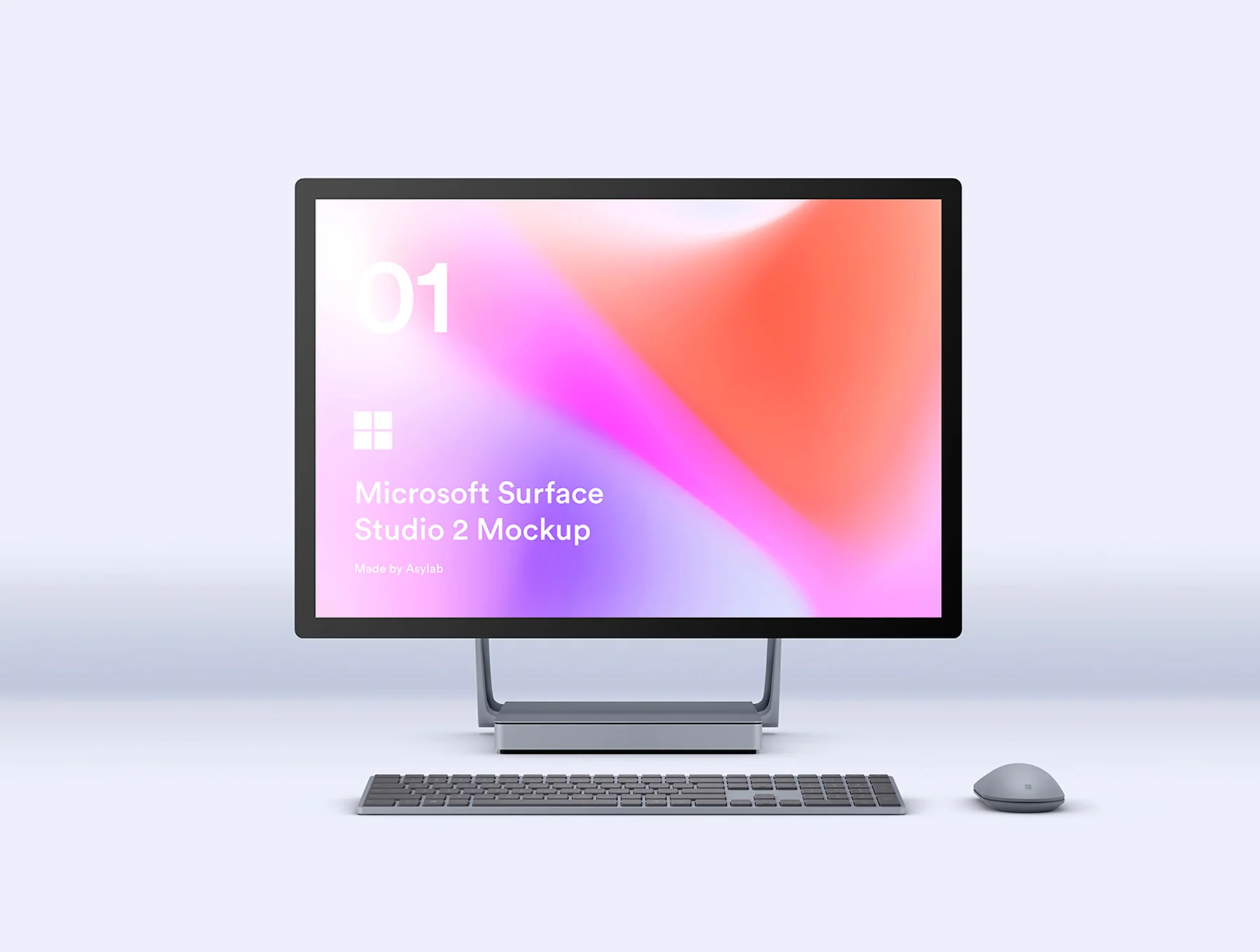 Microsoft Surface Studio 2 - 8 Mockups