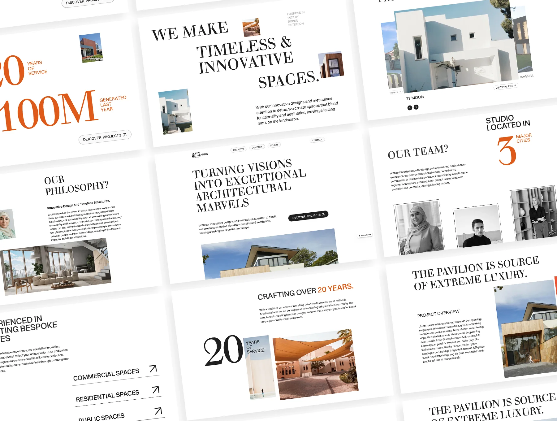 Midlands - Minimal Architecture Framer Template 3