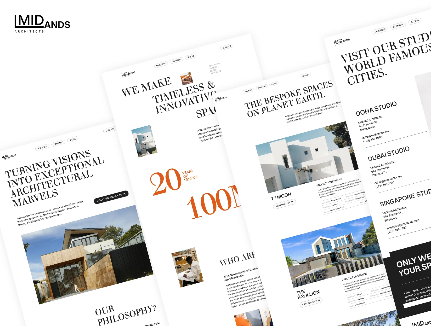Midlands - Minimal Architecture Framer Template 4
