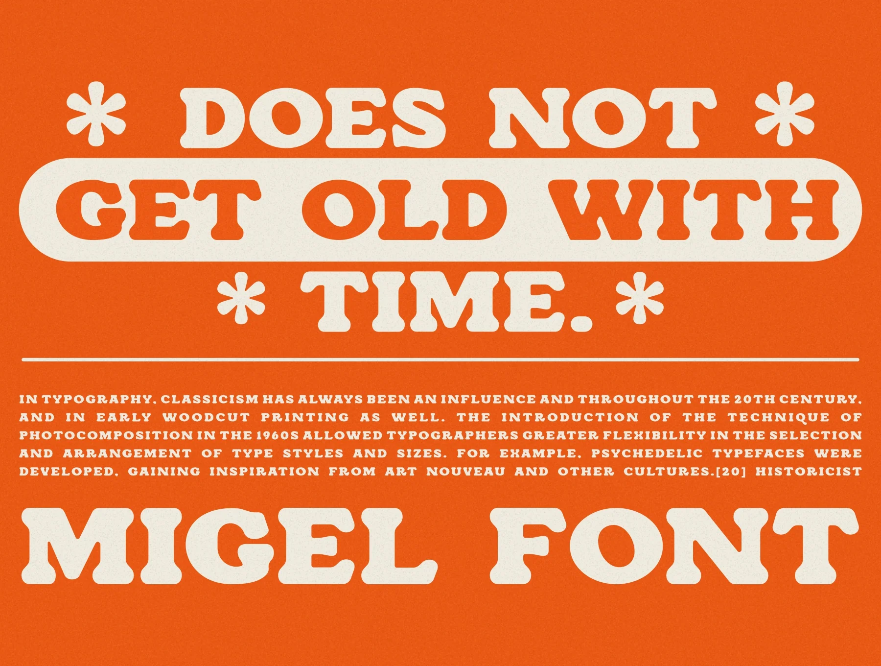 Migel - Display Typeface 2