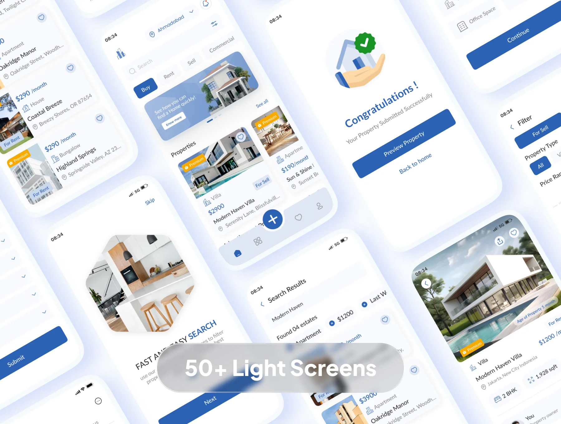 Mighty eProperty - Real-estate App UI Kit 5
