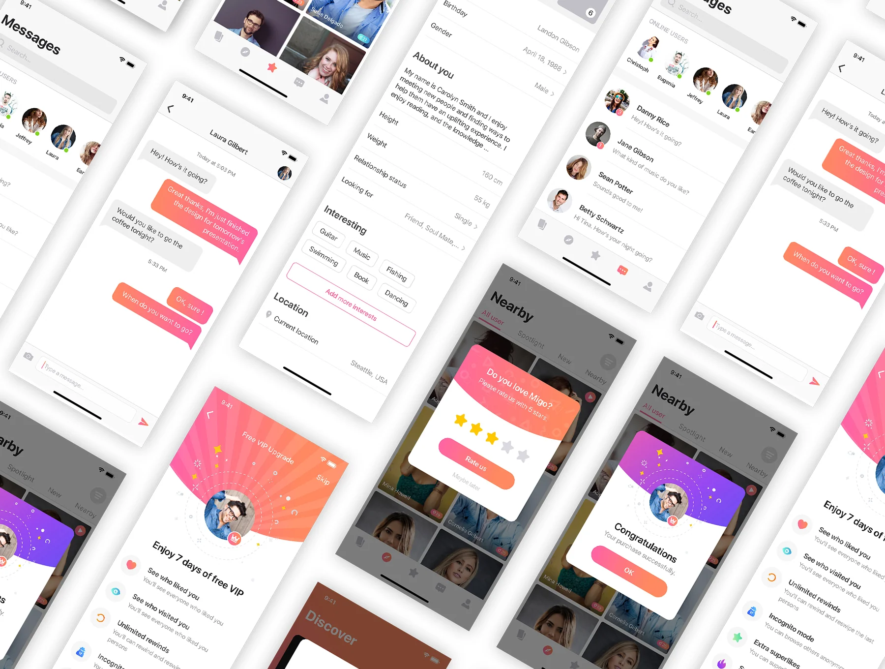 MIGO Dating Mobile UI Kit 5